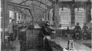 Gillott's Pen Factory, June 1866